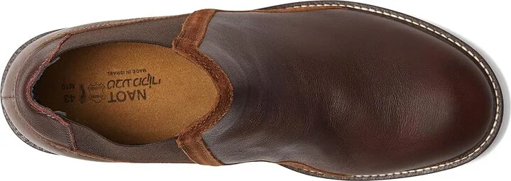 Naot Business Men's Shoes Soft Brown Leather/Toffee Brown Leather/Seal Brown Suede : EU 40 (US Men's 7) M, Leather/Suede - Image 3
