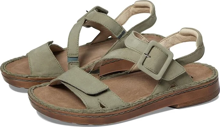 Naot Castelo Women's Shoes Sage Nubuck : EU 35 (US Women's 4) M, Leather