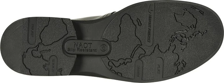 Naot Chief Men's Lace up casual Shoes Black Raven Leather/Walnut Leather : EU 40 (US Men's 7) M - Image 4