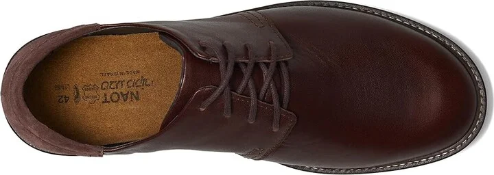 Naot Chief Men's Lace up casual Shoes Cordovan Leather/Cordovan Suede : EU 42 (US Men's 9) M - Image 2