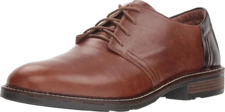 Naot Chief Men's Lace up casual Shoes Maple Brown Leather/Walnut Leather/Toffee Brown Leather : EU 41 (US Men's 8) M - Image 2