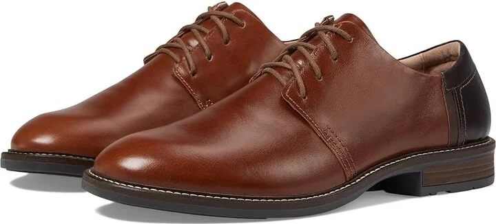 Naot Chief Men's Lace up casual Shoes Maple Brown Leather/Walnut Leather/Toffee Brown Leather : EU 41 (US Men's 8) M