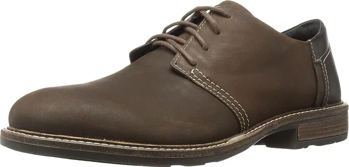 Naot Chief Men's Lace up casual Shoes Oily Brown Nubuck/French Roast Leather/Hazelnut Leather : EU 40 (US Men's 7) M, Leather/Nubuck - Image 2