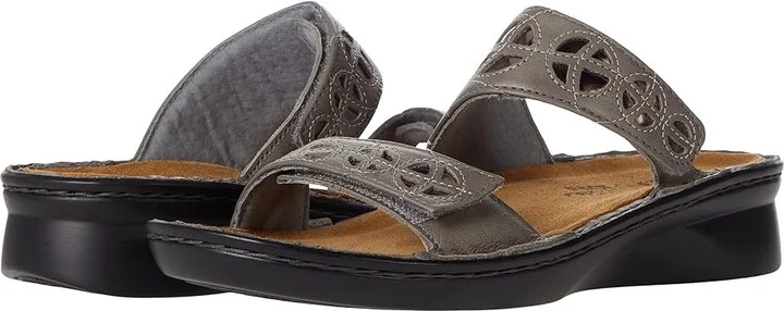 Naot Cornet Women's Shoes Foggy Gray Leather/Glass Silver : EU 35 (US Women's 4) M, Leather/Synthetic