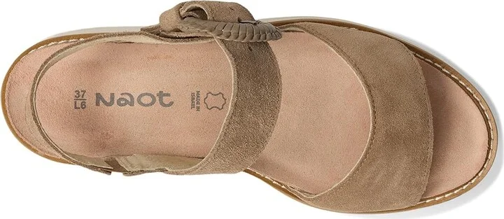 Naot Crepe Women's Shoes Almond Suede : EU 39 (US Women's 8) M, Leather - Image 2