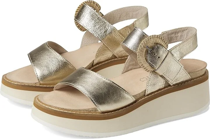 Naot Crepe Women's Shoes Radiant Gold Leather : EU 37 (US Women's 6) M