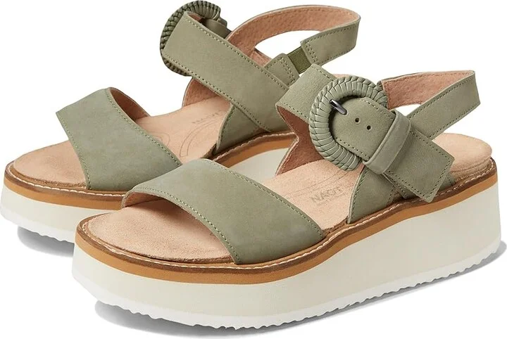 Naot Crepe Women's Shoes Sage Nubuck : EU 37 (US Women's 6) M, Leather
