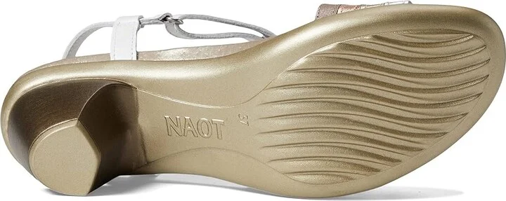 Naot Current Women's Shoes Silver Leather/Gold/White Leather Combination : EU 35 (US Women's 4) M - Image 3