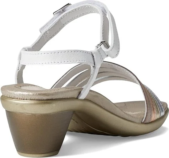 Naot Current Women's Shoes Silver Leather/Gold/White Leather Combination : EU 35 (US Women's 4) M - Image 4