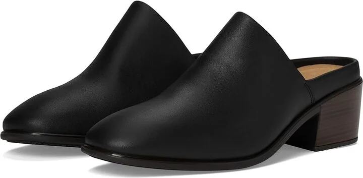 Naot Dedicate Women's Slippers Jet Black Leather : EU 37 (US Women's 6) M