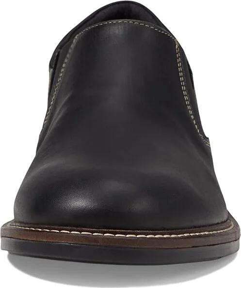 Naot Director Men's Slip on Shoes Black Raven Leather/Black Velvet Nubuck : EU 40 (US Men's 7) M - Image 6