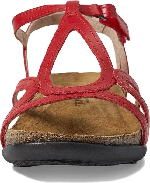 Naot Dorith Women's Sandals Kiss Red Leather : EU 35 (US Women's 4) M - Image 2