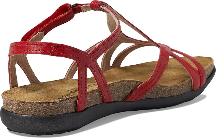 Naot Dorith Women's Sandals Kiss Red Leather : EU 35 (US Women's 4) M - Image 4