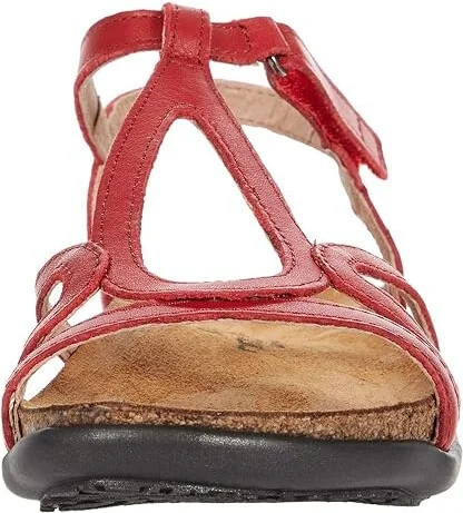 Naot Dorith Women's Sandals Kiss Red Leather : EU 35 (US Women's 4) M - Image 5