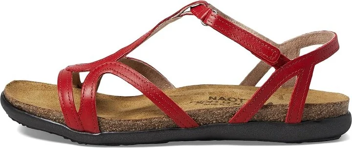 Naot Dorith Women's Sandals Kiss Red Leather : EU 35 (US Women's 4) M - Image 6