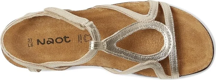 Naot Dorith Women's Sandals Radiant Gold Leather : EU 41 (US Women's 10) M - Image 2