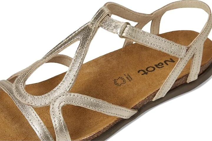 Naot Dorith Women's Sandals Radiant Gold Leather : EU 41 (US Women's 10) M - Image 7