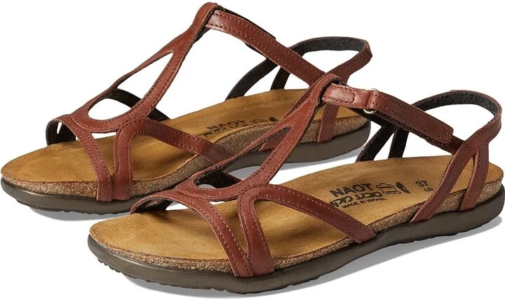 Naot Dorith Women's Sandals Soft Chestnut Leather : EU 35 (US Women's 4) M