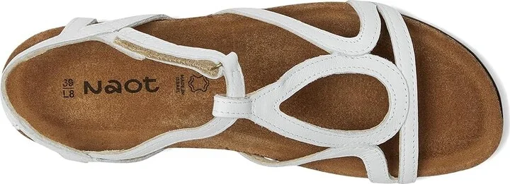 Naot Dorith Women's Sandals White Leather : EU 35 (US Women's 4) M - Image 3