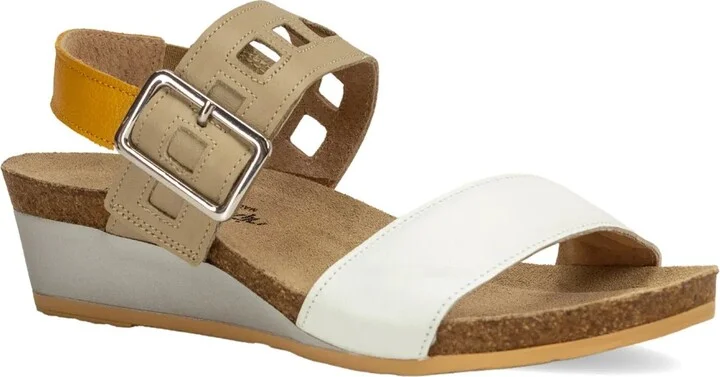 White/Beige Leather