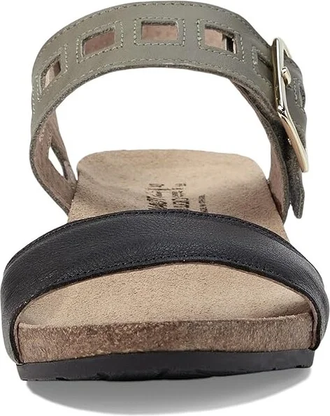 Naot Dynasty Women's Shoes Black/Gray/Beige Leather Combo : EU 35 (US Women's 4) M - Image 2