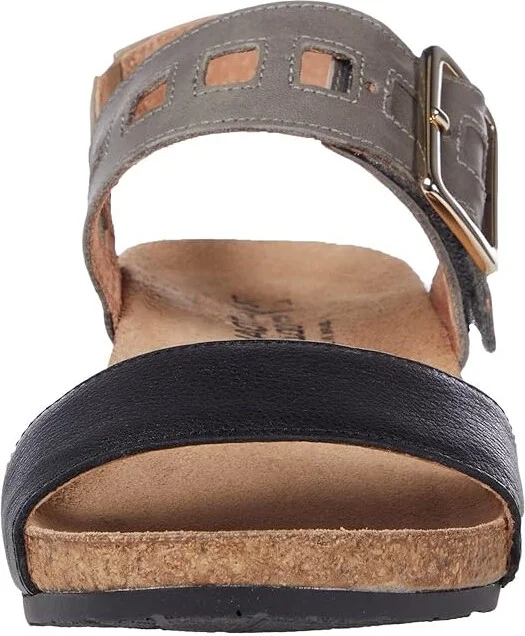 Naot Dynasty Women's Shoes Black/Gray/Beige Leather Combo : EU 35 (US Women's 4) M - Image 5