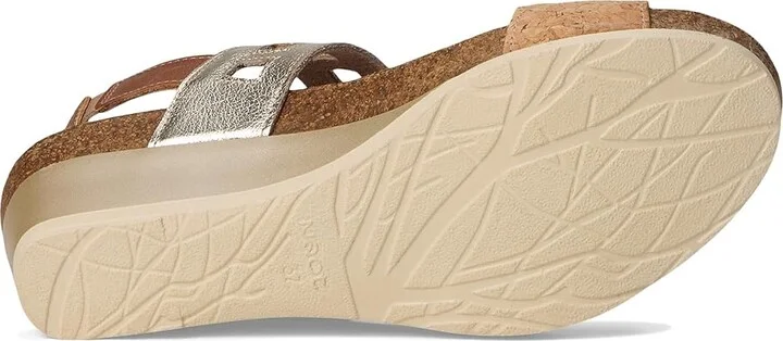 Naot Dynasty Women's Shoes Cork Leather/Radiant Gold Leather/Latte Brown Leather : EU 39 (US Women's 8) M - Image 3