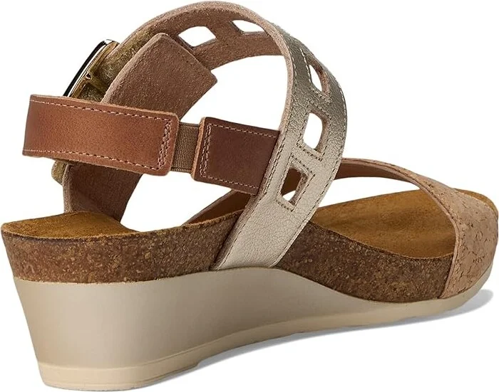 Naot Dynasty Women's Shoes Cork Leather/Radiant Gold Leather/Latte Brown Leather : EU 39 (US Women's 8) M - Image 4