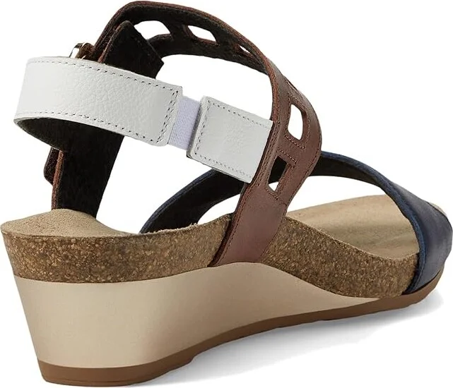 Naot Dynasty Women's Shoes Ink/Chestnut/White Leather Combo : EU 35 (US Women's 4) M - Image 4