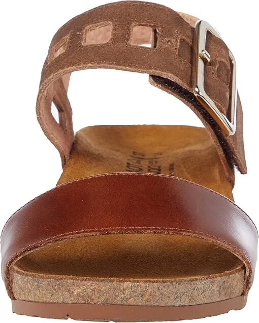 Naot Dynasty Women's Shoes Maple Brown/Antique Brown/Marigold Leather Combo : EU 36 (US Women's 5) M - Image 5