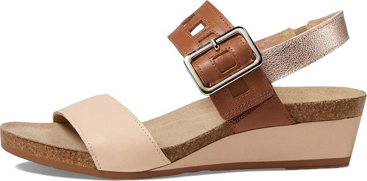 Naot Dynasty Women's Shoes Pale Blush Leather/Caramel Leather/Soft Rose Gold Leather : EU 36 (US Women's 5) M - Image 5