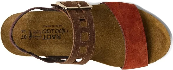 Naot Dynasty Women's Shoes Spice Suede/Antique Brown Suede/Cordovan Suede : EU 37 (US Women's 6) M, Leather - Image 2