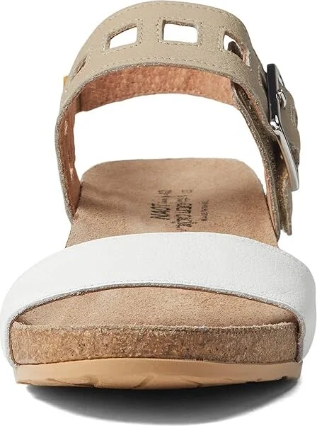 Naot Dynasty Women's Shoes White/Beige/Marigold Leather Combo : EU 35 (US Women's 4) M - Image 2