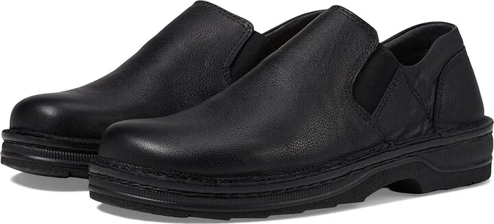 Naot Eiger Men's Slip on Shoes Soft Black Leather : EU 40 (US Men's 7) M
