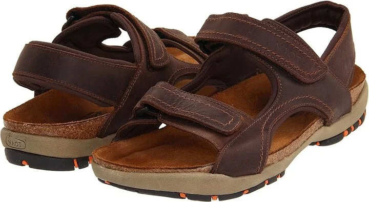 Naot Electric Men's Sandals Bison Leather : EU 40 (US Men's 7) M