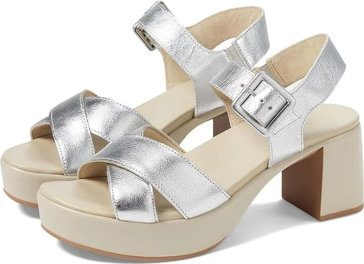 Naot Elite Women's Shoes Soft Silver Leather : EU 37 (US Women's 6) M