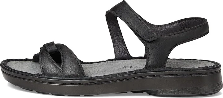 Naot Evora Women's Sandals Jet Black Leather : EU 37 (US Women's 6) M - Image 6