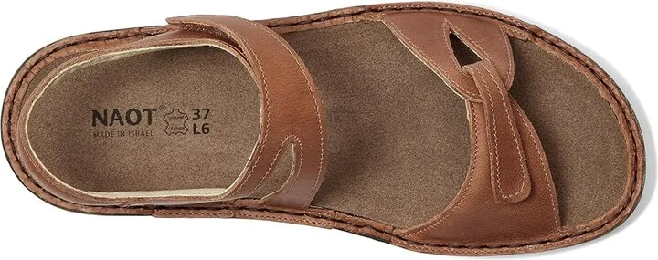 Naot Evora Women's Sandals Latte Brown Leather : EU 40 (US Women's 9) M - Image 2