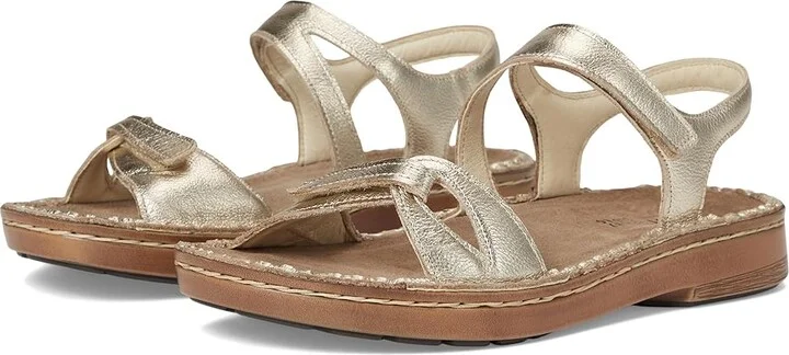 Naot Evora Women's Sandals Radiant Gold Leather : EU 36 (US Women's 5) M