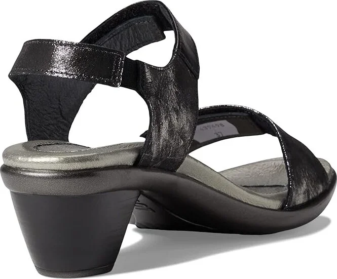 Naot Extant Women's Shoes Metallic Onyx Leather/Black Madras Leather : EU 36 (US Women's 5) M - Image 4