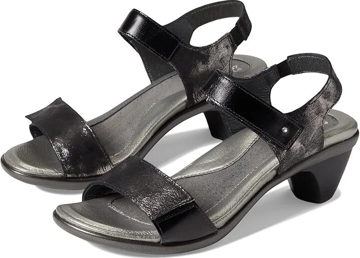 Metallic Onyx Leather,black Madras Leat