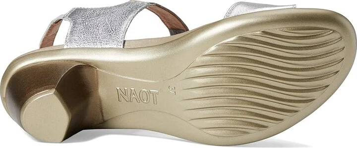 Naot Extant Women's Shoes Soft Silver Leather/Radiant Gold Leather : EU 42 (US Women's 11) M - Image 3