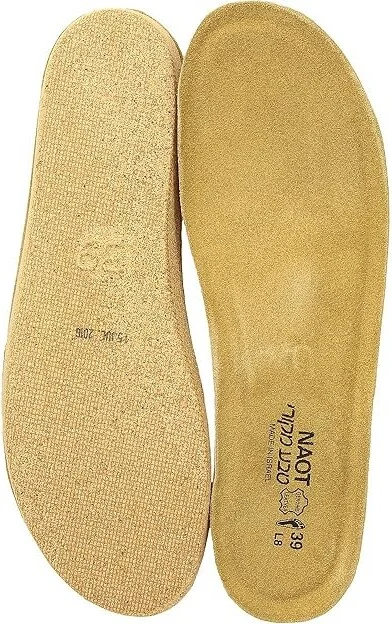 Naot FB01 - Scandinavian Replacement Footbed Women's Insoles Accessories Shoes Natural : EU 35 (US Women's 4) M, Leather
