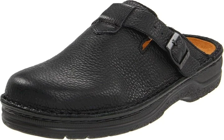 Naot Fiord Men's Slip on Shoes Black Leather : EU 41 (US Men's 8) M - Image 2