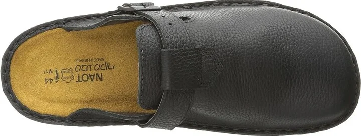 Naot Fiord Men's Slip on Shoes Black Leather : EU 41 (US Men's 8) M - Image 3