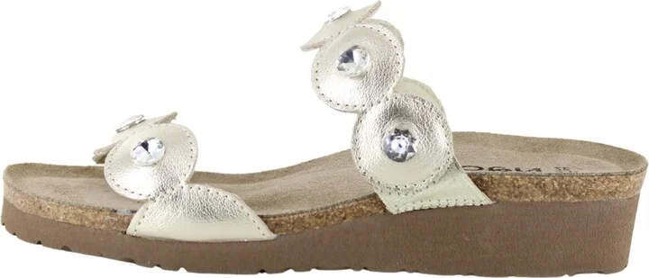 NAOT Footwear Womens Hailey Sandal Radiant Gold Leather -10-10.5 M US