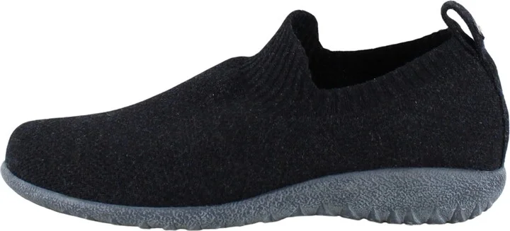 NAOT Footwear Women's Nuku Sneaker Black/Gray Knit - 7-7.5 M US