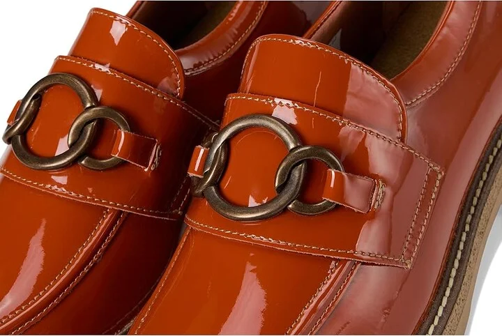 Naot Fremont Women's Flat Shoes Burnt Orange Patent Leather : EU 40 (US Women's 9) M - Image 7