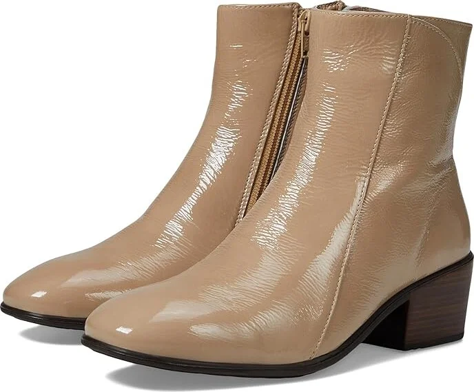 Naot Goodie Women's Shoes Camel Crinkle Patent Leather : EU 35 (US Women's 4) M