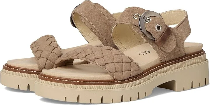 Naot Grove Women's Sandals Almond Suede : EU 38 (US Women's 7) M